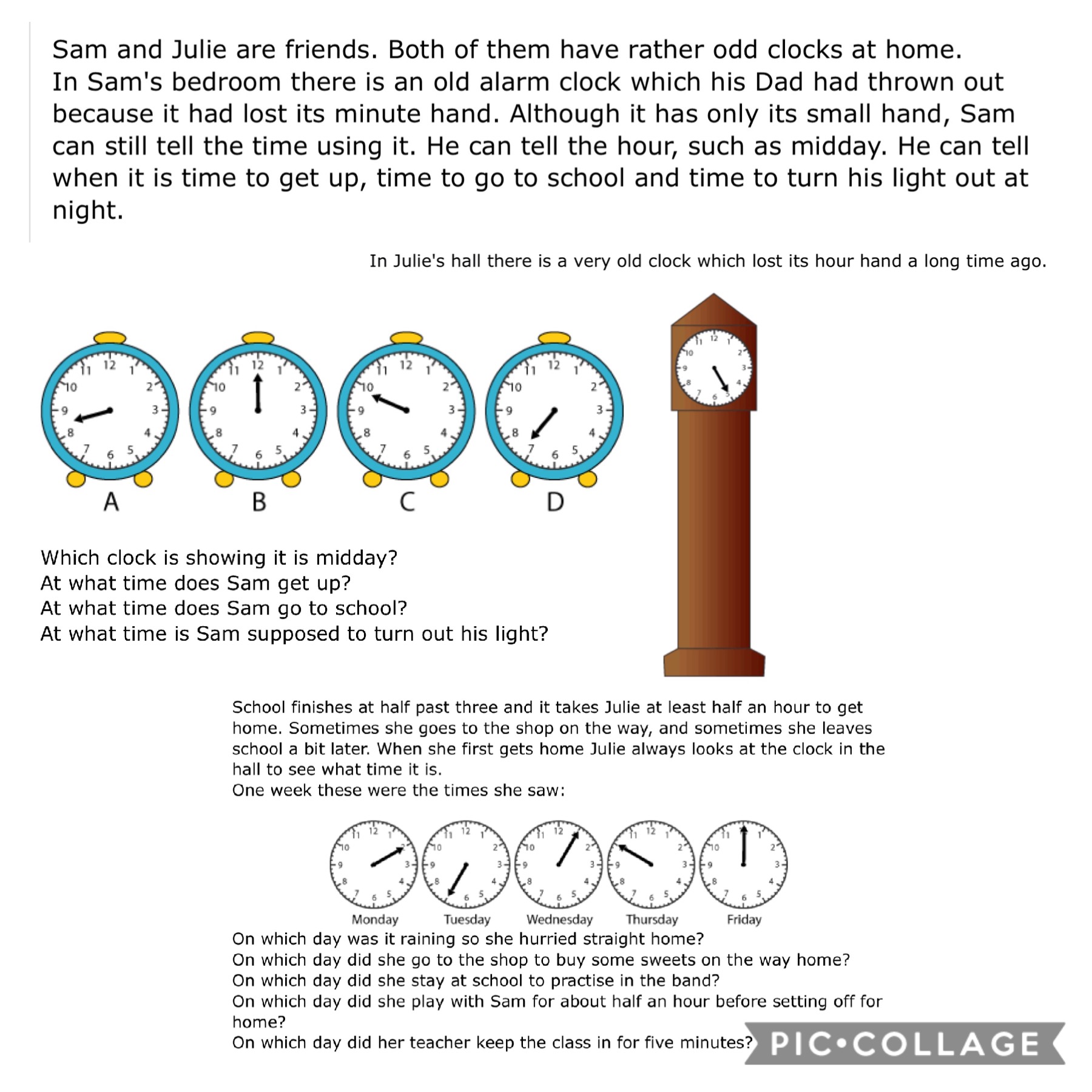 Image of The two clock challenge