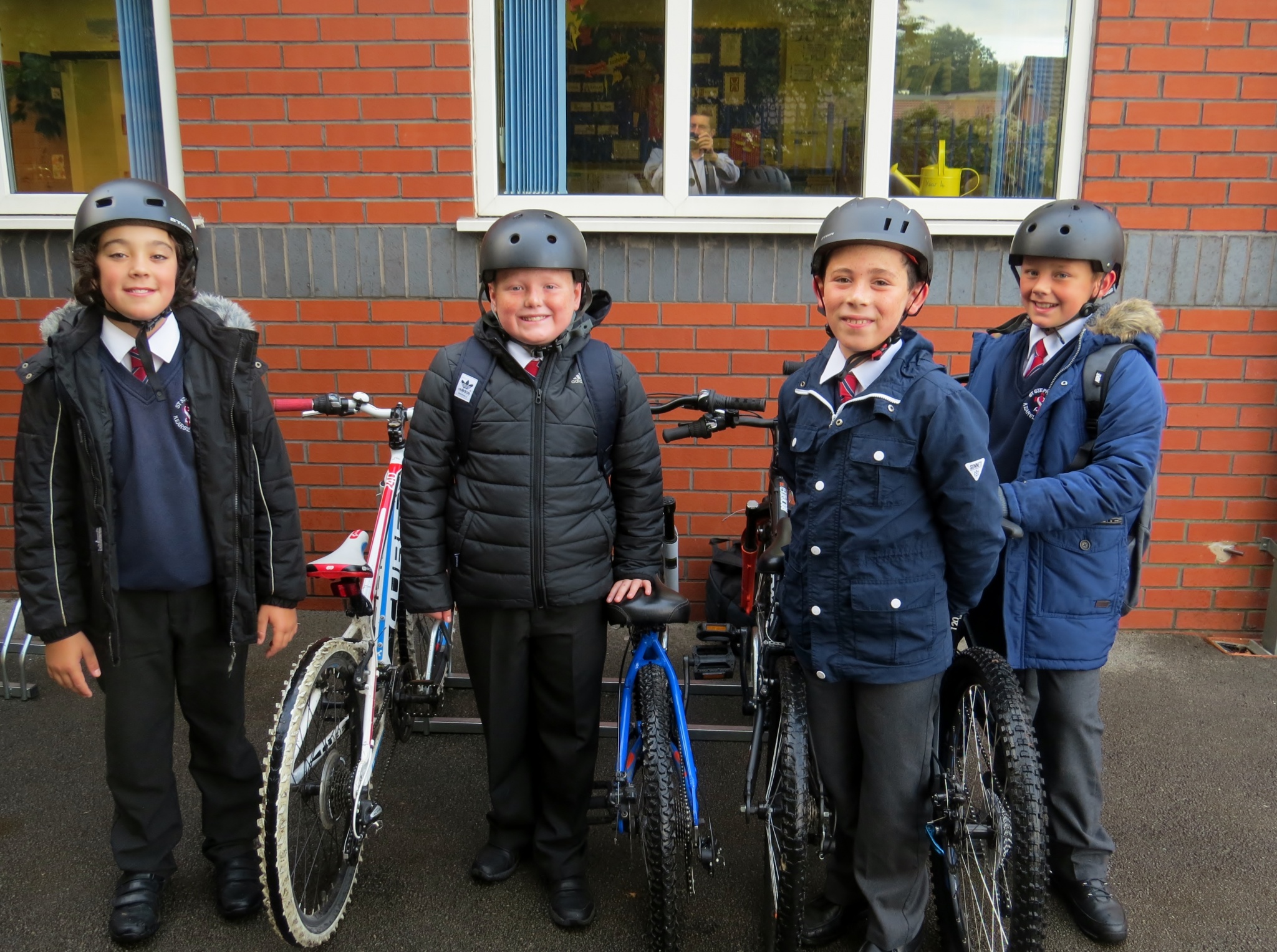 Image of Early Morning (Safe) Cyclists