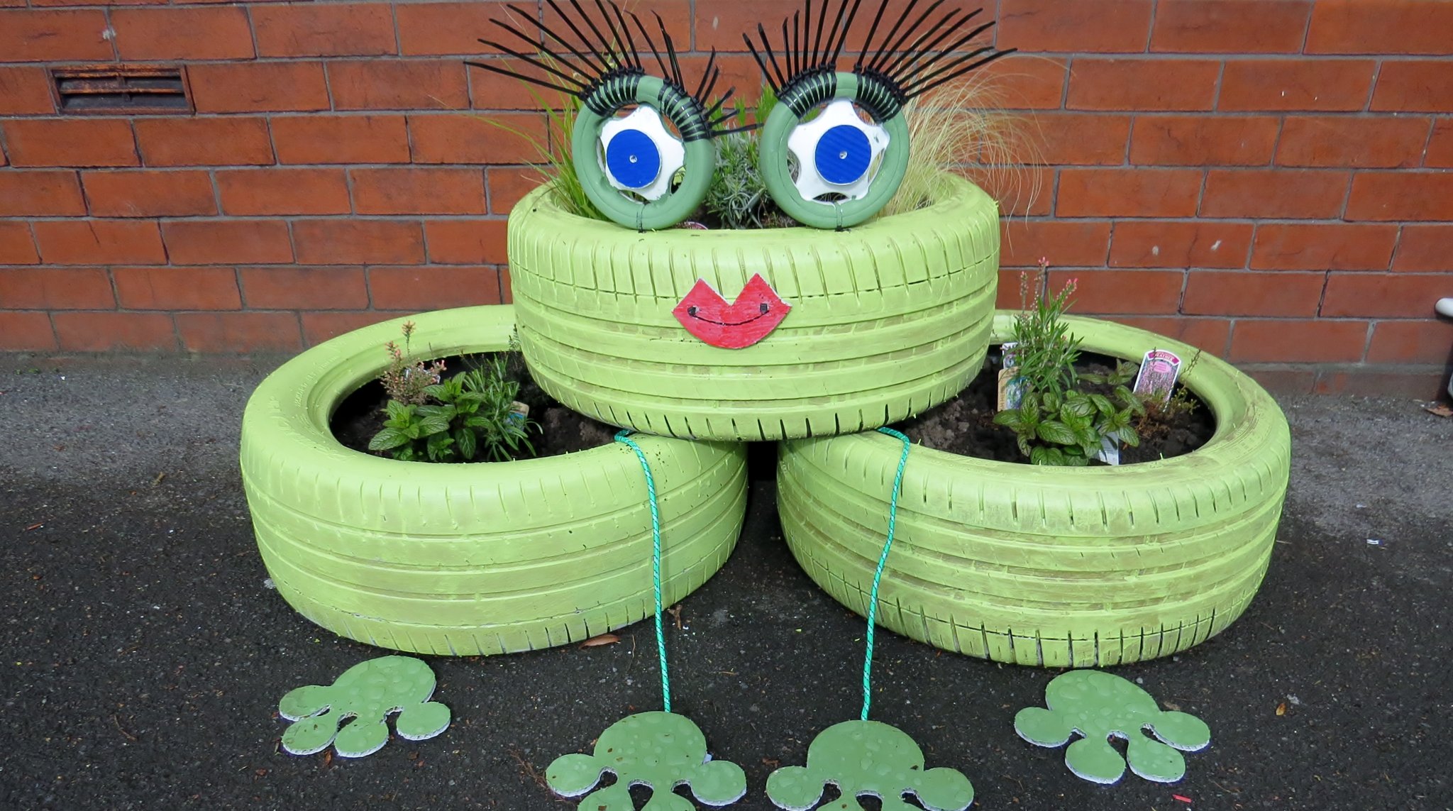 Image of Giant Frog Spotted in the Playground