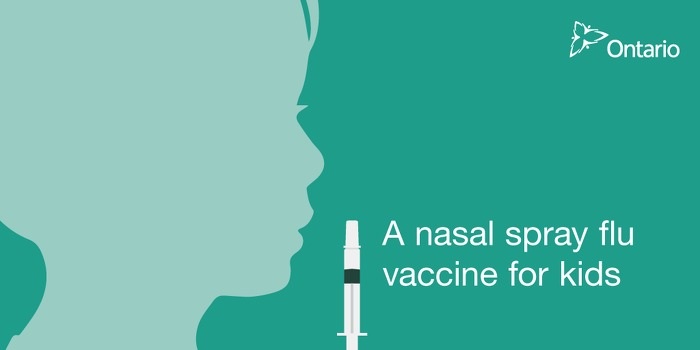 Image of Nasal Flu Spray Administered