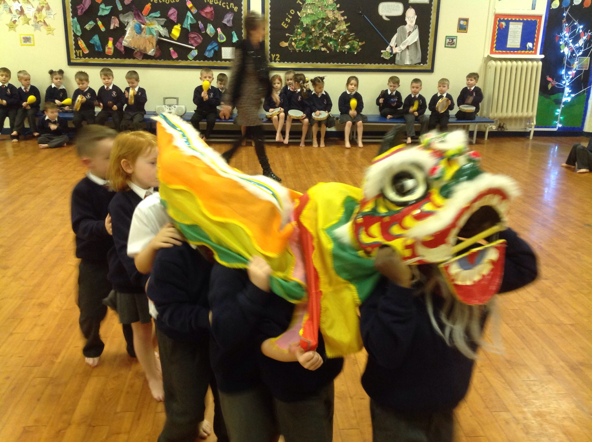 Image of Chinese dancing