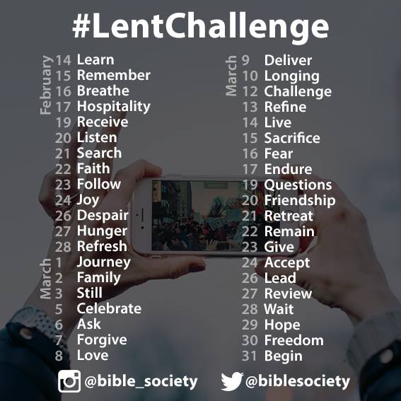 Image of The Lent challenge