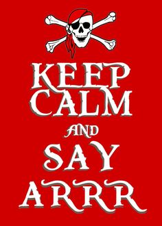 Image of Advance notice...the pirates are coming...the last day of term!