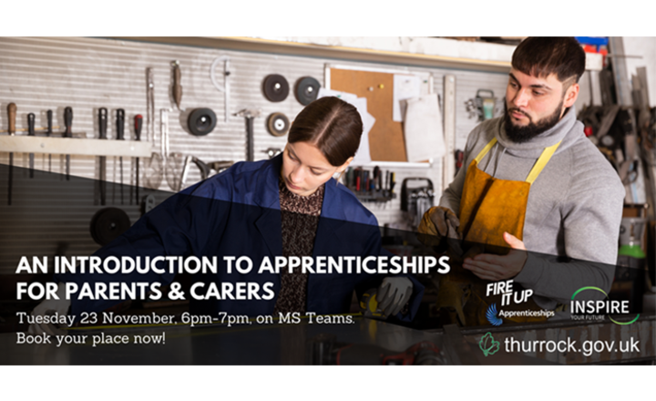 Image of Free Webinar for Parents & Carers - An Introduction to Apprenticeships - 23rd Nov 2021 6PM to 7PM