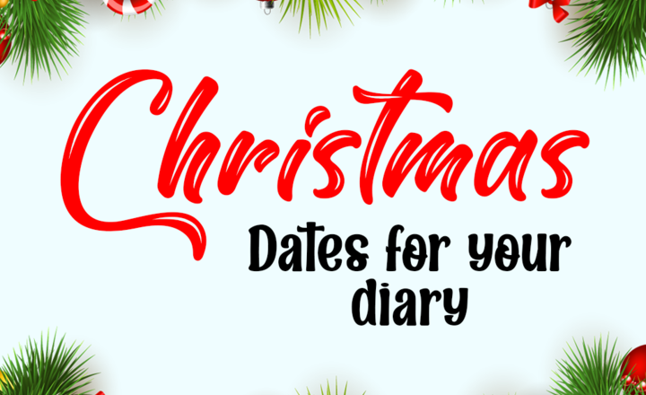 Image of Christmas Dates for your Diary