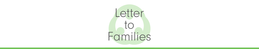 Image of Letter to Families 09/07/2021
