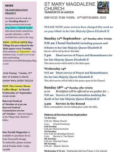 Image of Church Services