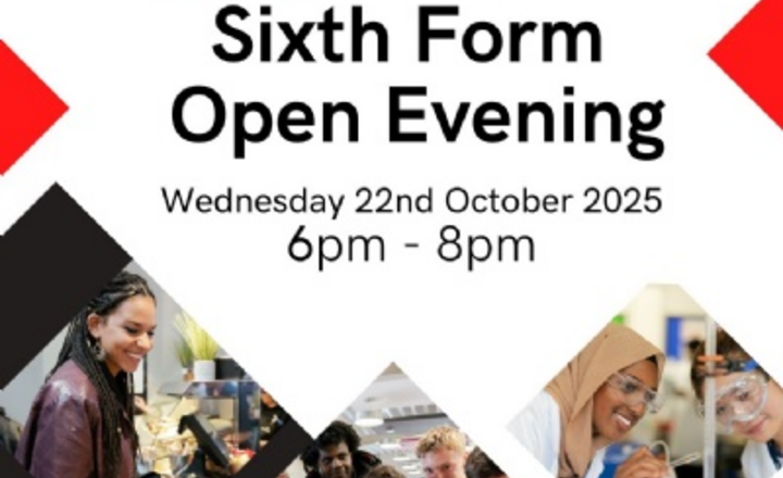 Image of Sixth Form Open Evening – Thursday 14th November