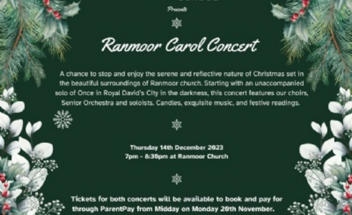 Image of Tapton School - Ranmoor Carol Concert