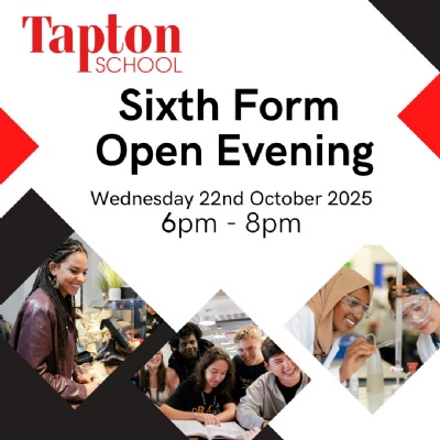 Image of Sixth Form Open Evening – Thursday 14th November