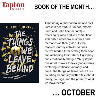 Image of Tapton's Book of the Month - October