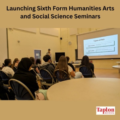 Image of Launching Sixth Form Humanities Arts and Social Science Seminars