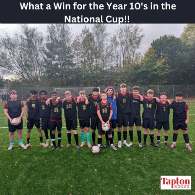 Image of What a Win for the Year 10s in the National Cup!