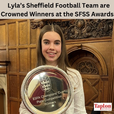 Image of Lyla's Sheffield Football Team are Crowned Winners at the SFSS Awards