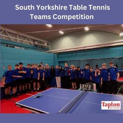 Image of Amazing Success at South Yorkshire Table Tennis Teams Competition!