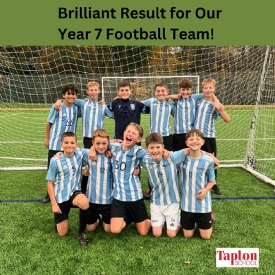 Image of Brilliant Result for Our Year 7 Football Team!