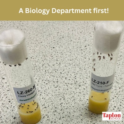 Image of A Biology Department first!
