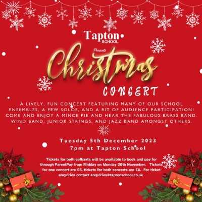 Image of Tapton School - Christmas Concert