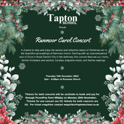 Image of Tapton School - Ranmoor Carol Concert