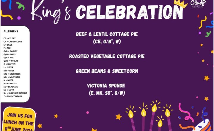 Image of Special Menu Day - 11th June 2026 - The King's Celebration