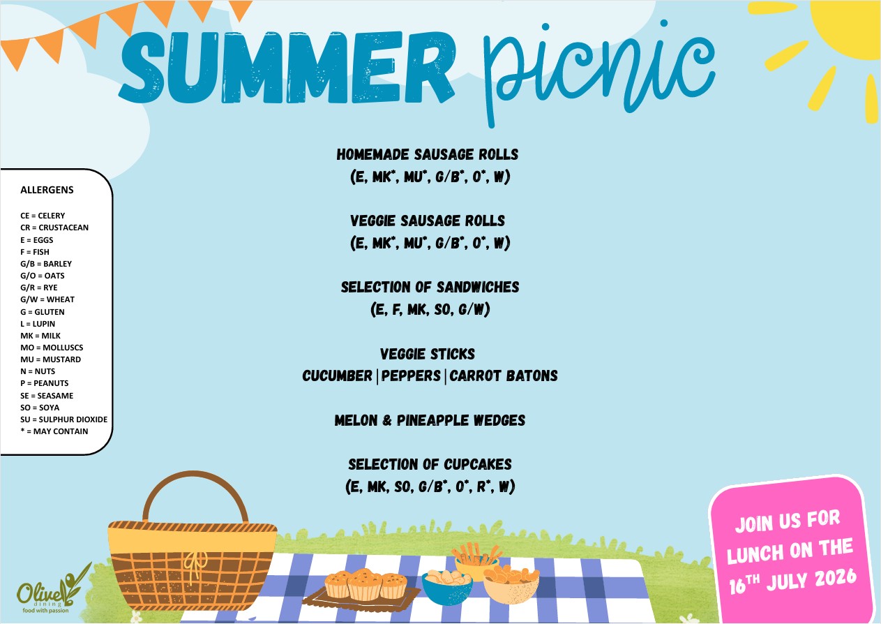 Image of Special Menu Day - 16th July 2026 - The Summer Picnic
