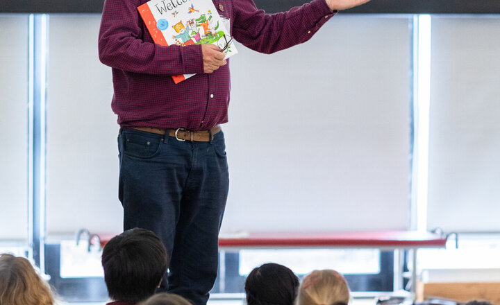 Image of Axel Scheffler visit
