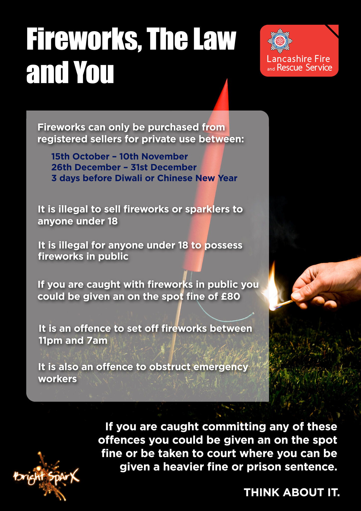 Image of Fireworks, The Law and You