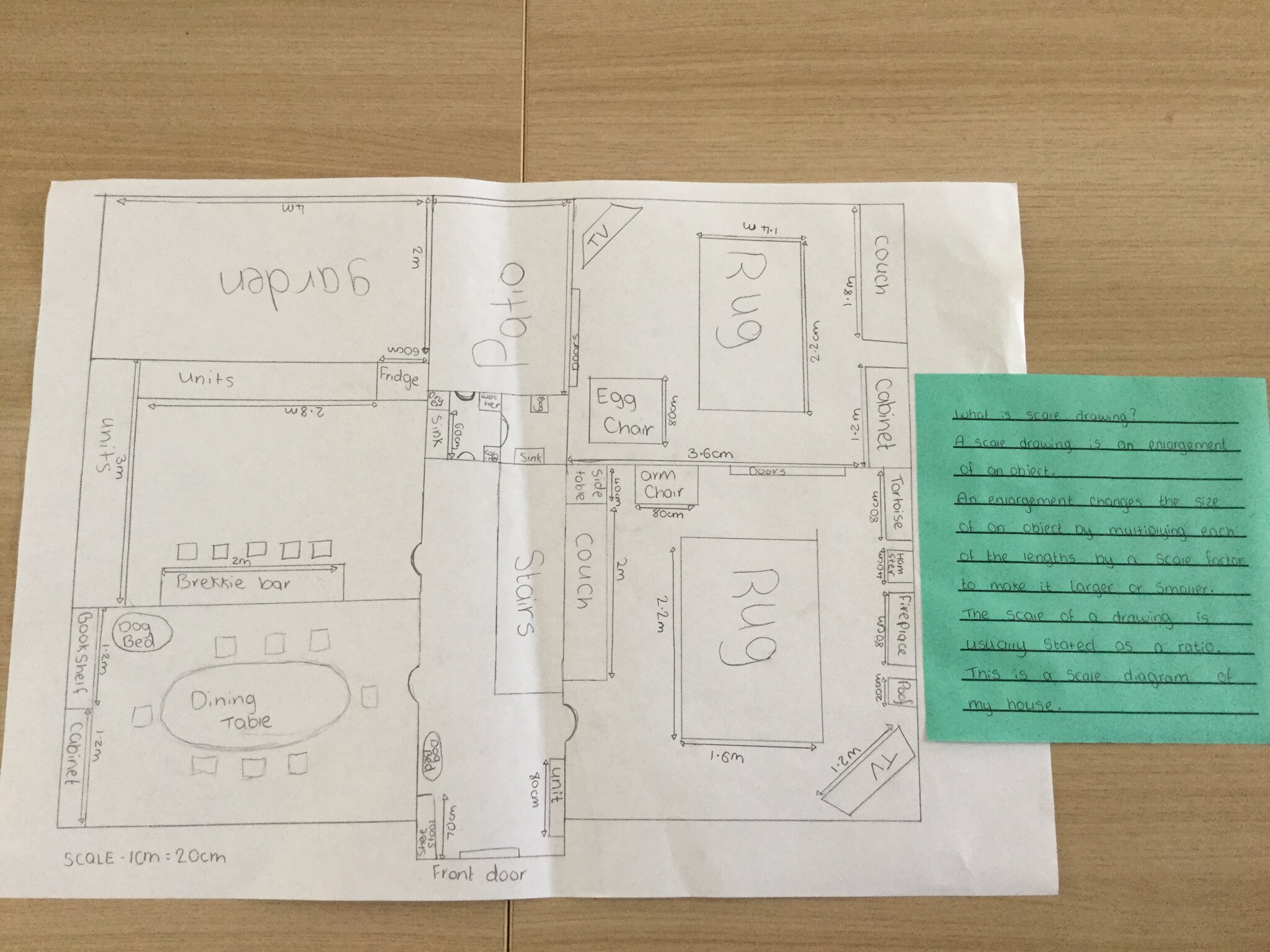 KS4 Scale Drawing in Maths