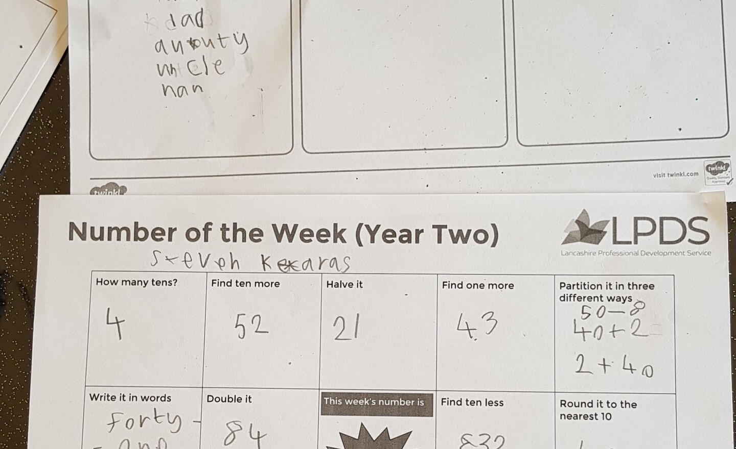 Image of 2S Home Learning