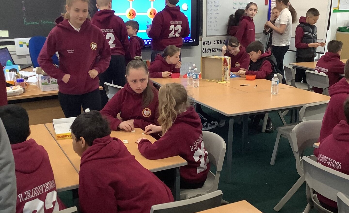 Image of Year 6 SAT’s breakfast