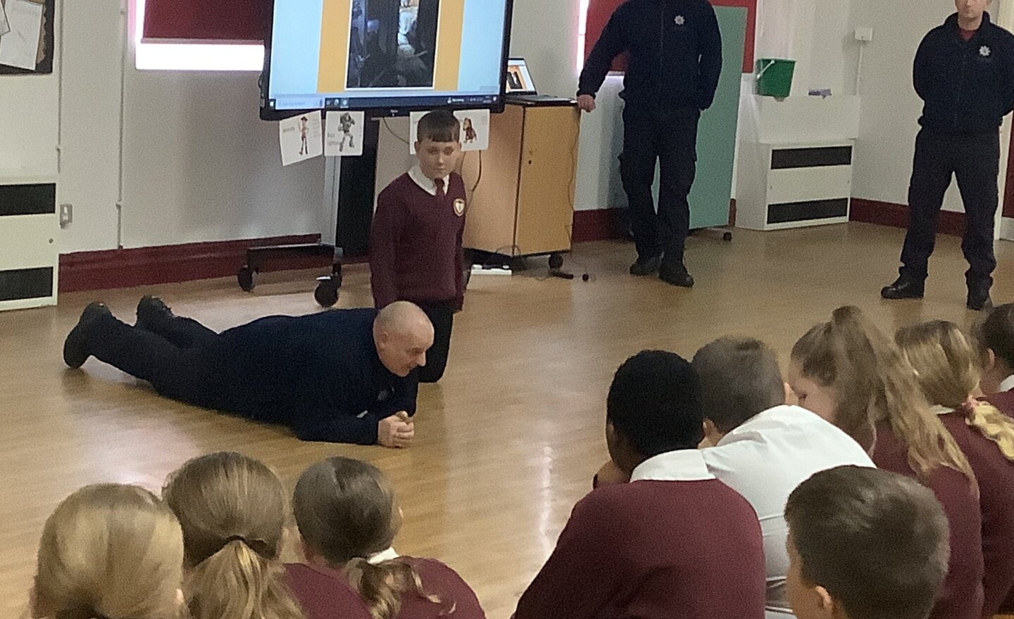 Image of Year 6 fire safety talk