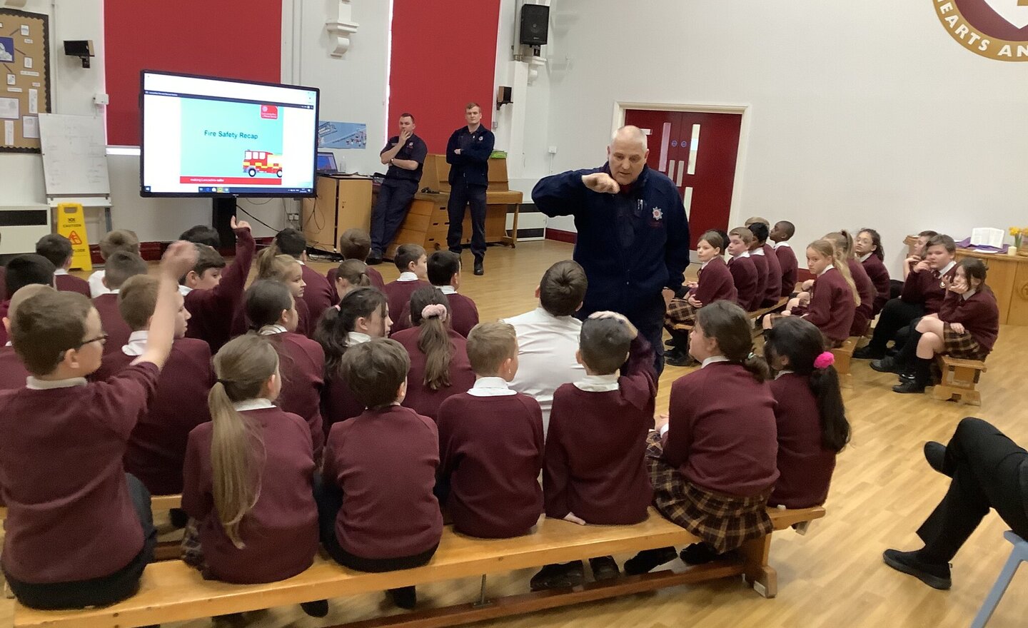 Image of Year 6 Fire safety talk