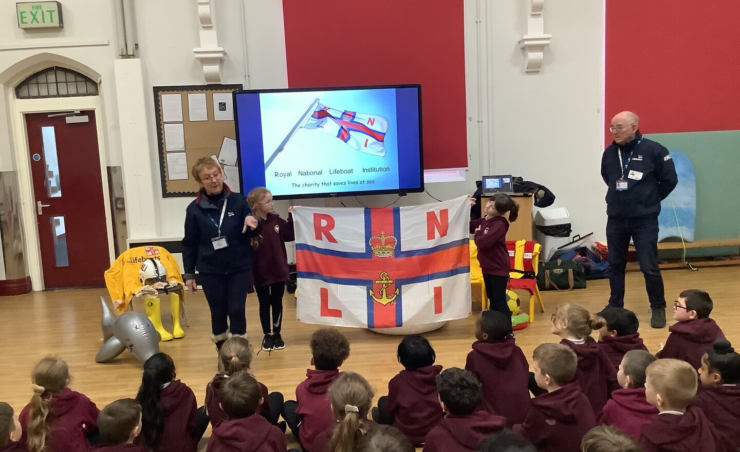 Image of Y3 RNLI Visit
