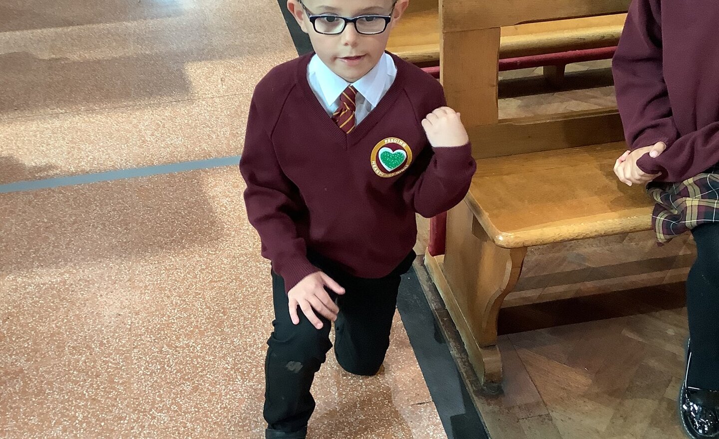 Image of 2B visit to Church