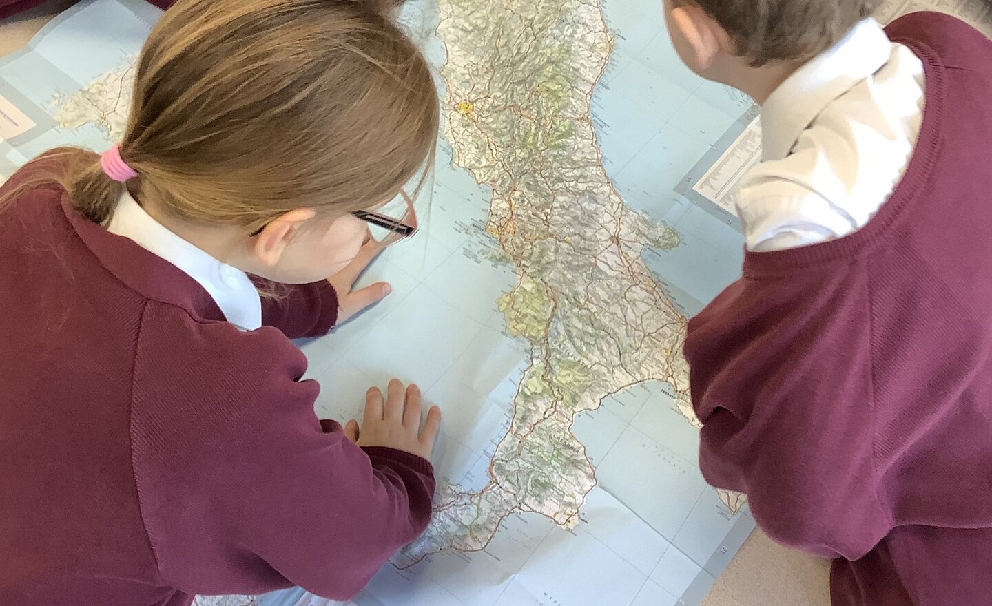 Image of Year 4 are exploring Italy
