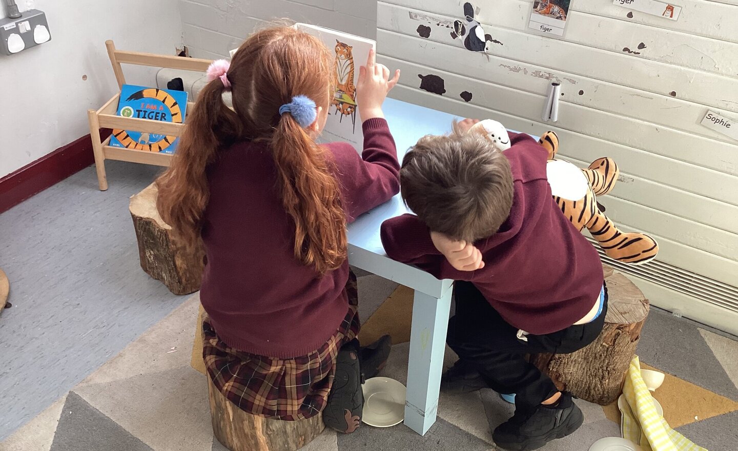 Image of Reception- The tiger who came for tea.