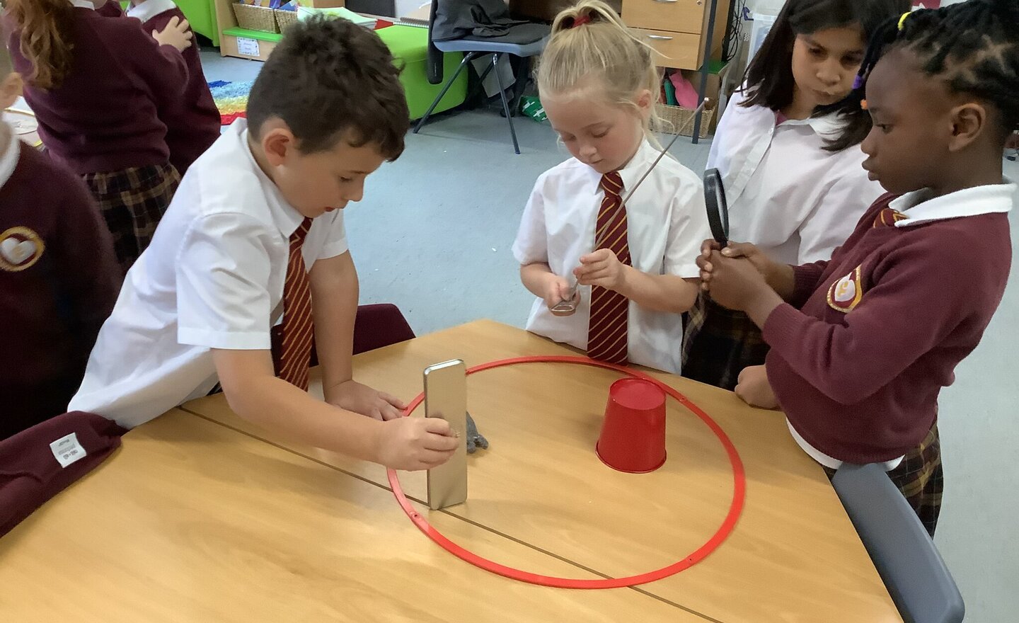 Image of Exploring materials in Year 1 Sacrament
