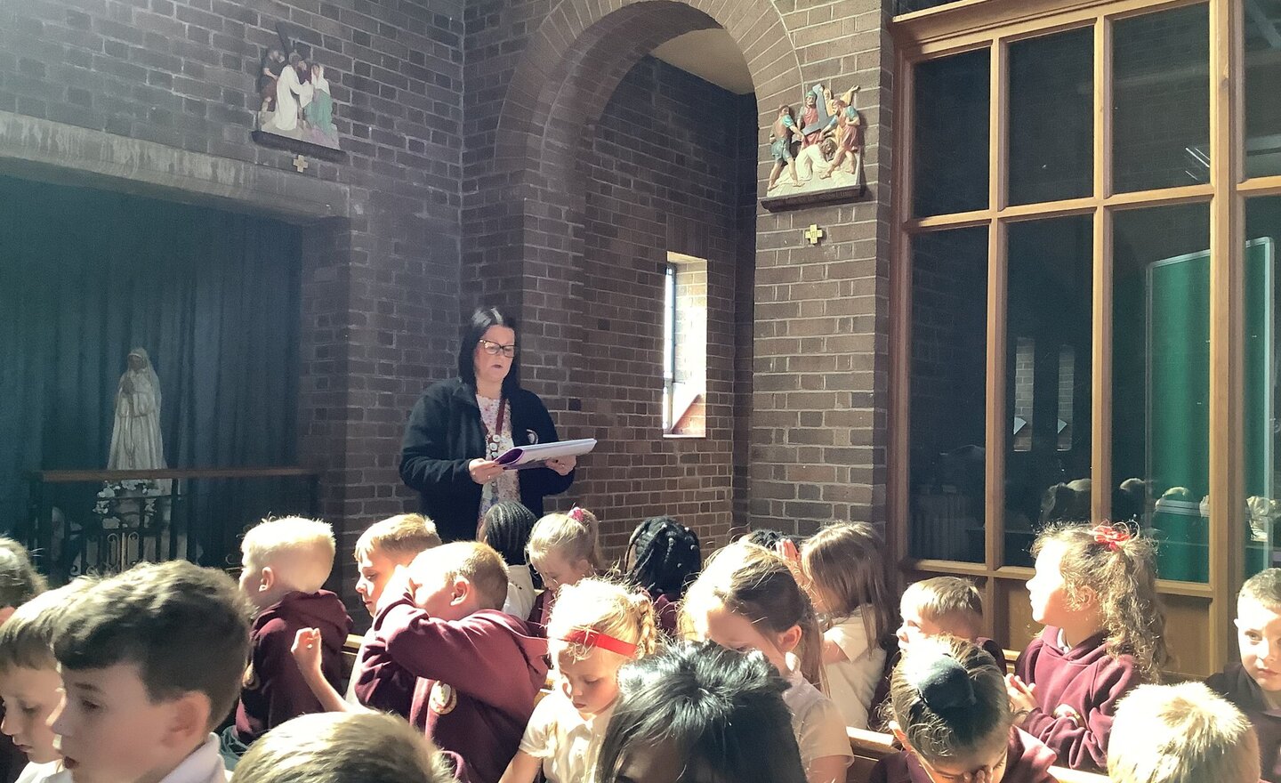 Image of Year 1’s church visit 