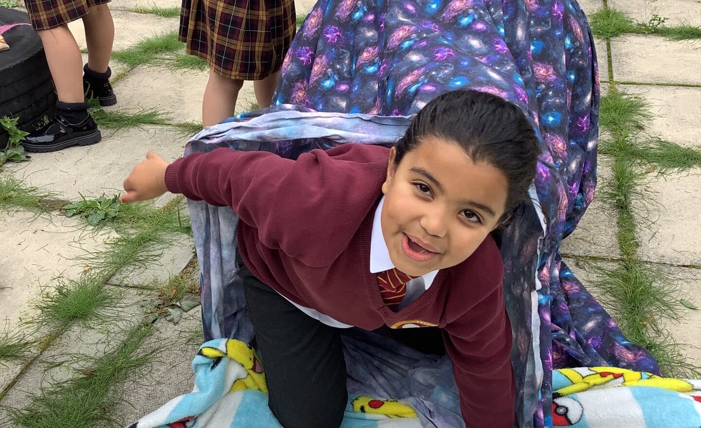 Image of Making Tunnels in Year 2 Blessed