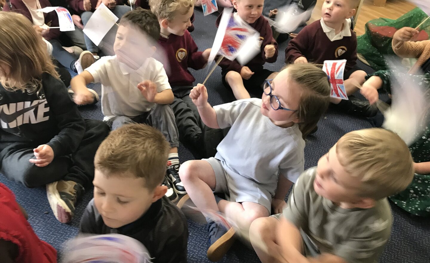 Image of VE Day in nursery
