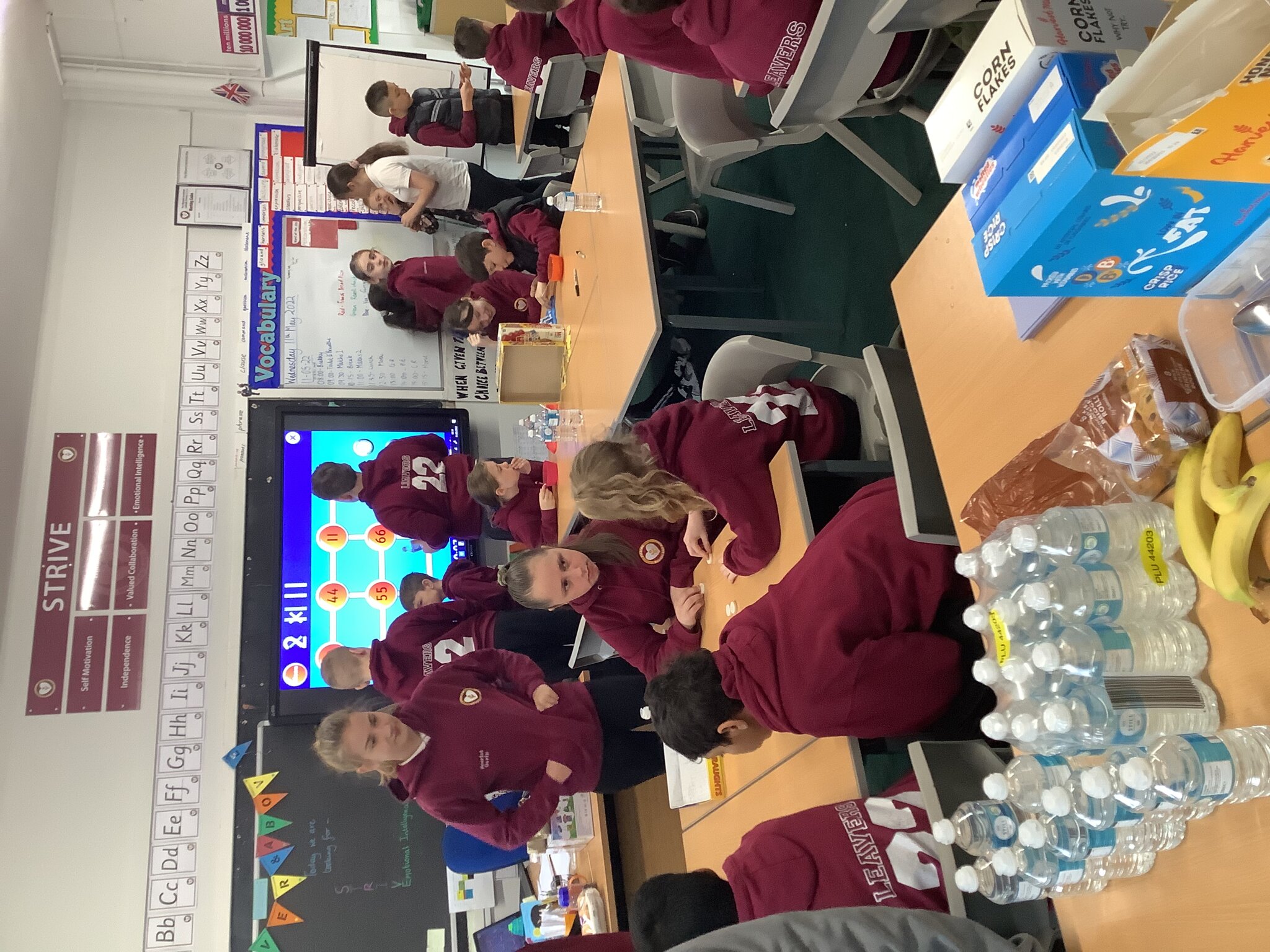 Image of Year 6 SAT’s breakfast