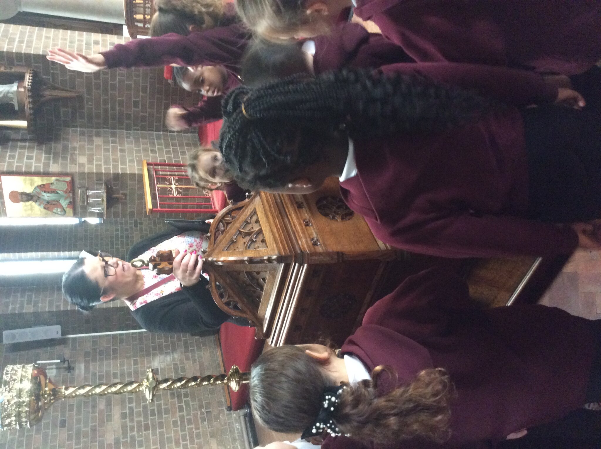 Image of Church visit Year 2 Blessed