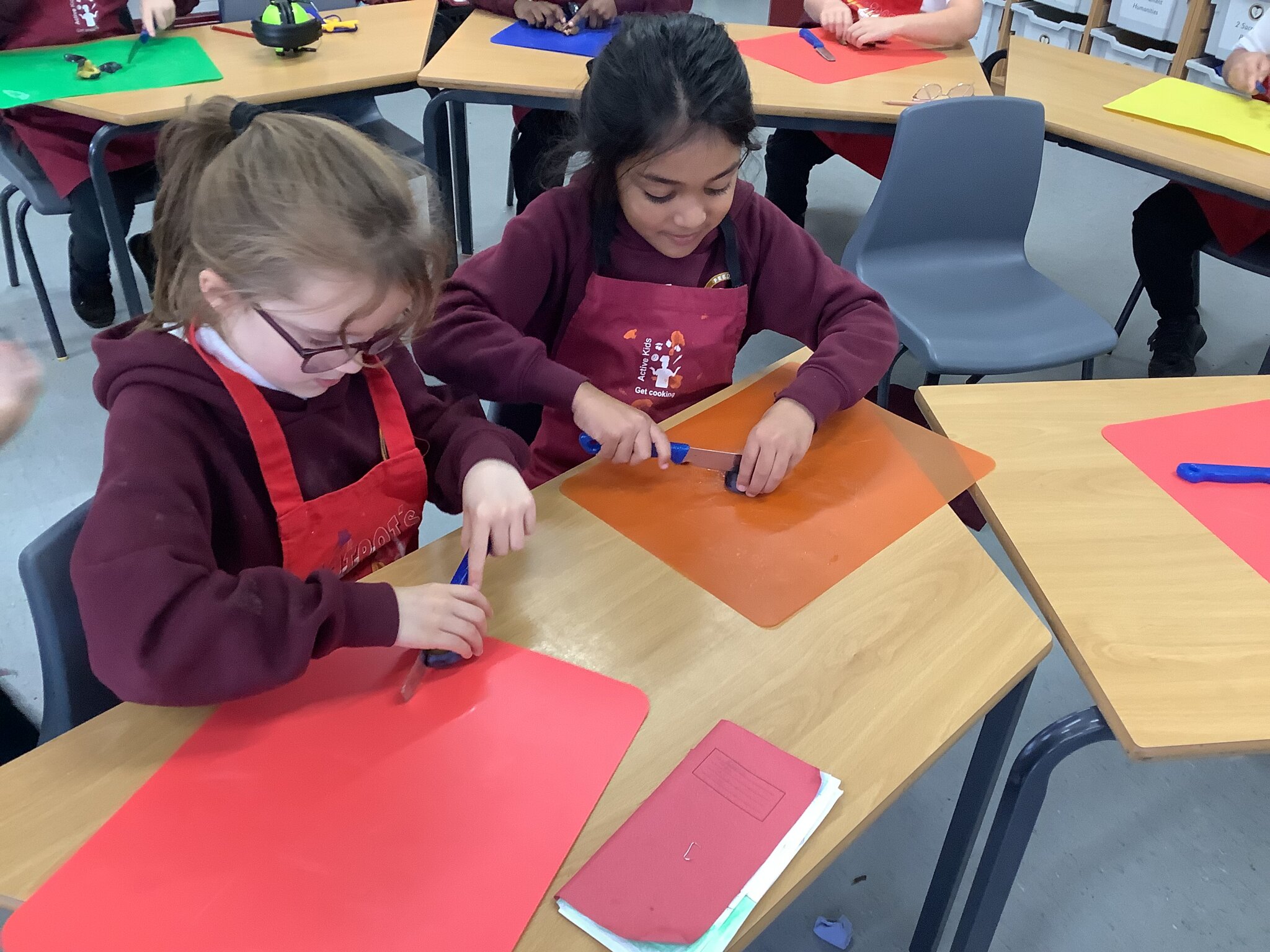 Image of We are learning new knife skills