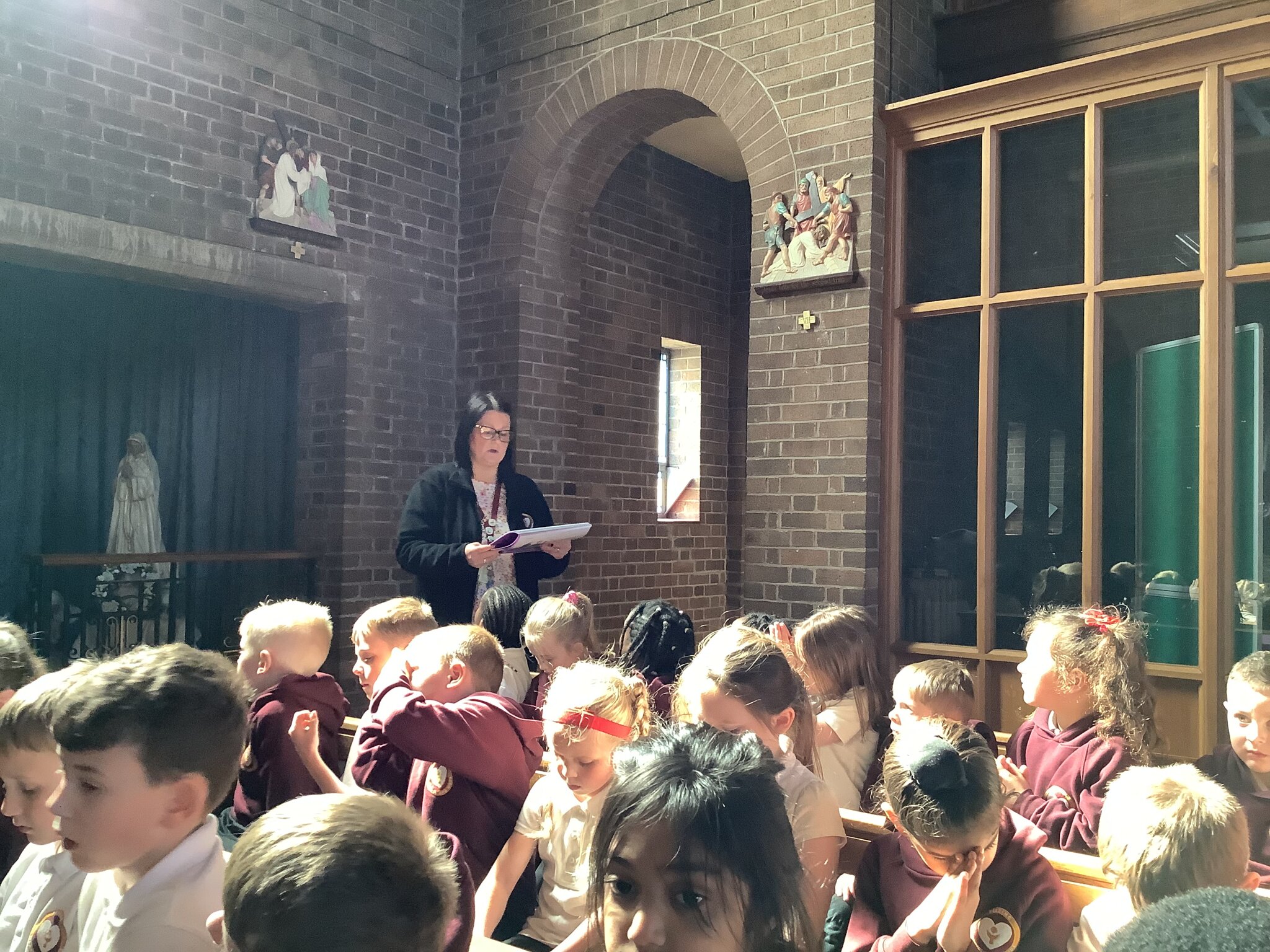 Image of Year 1’s church visit 