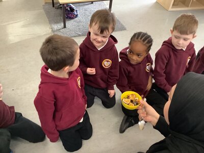 Image of Reception- Fruit Tasting 