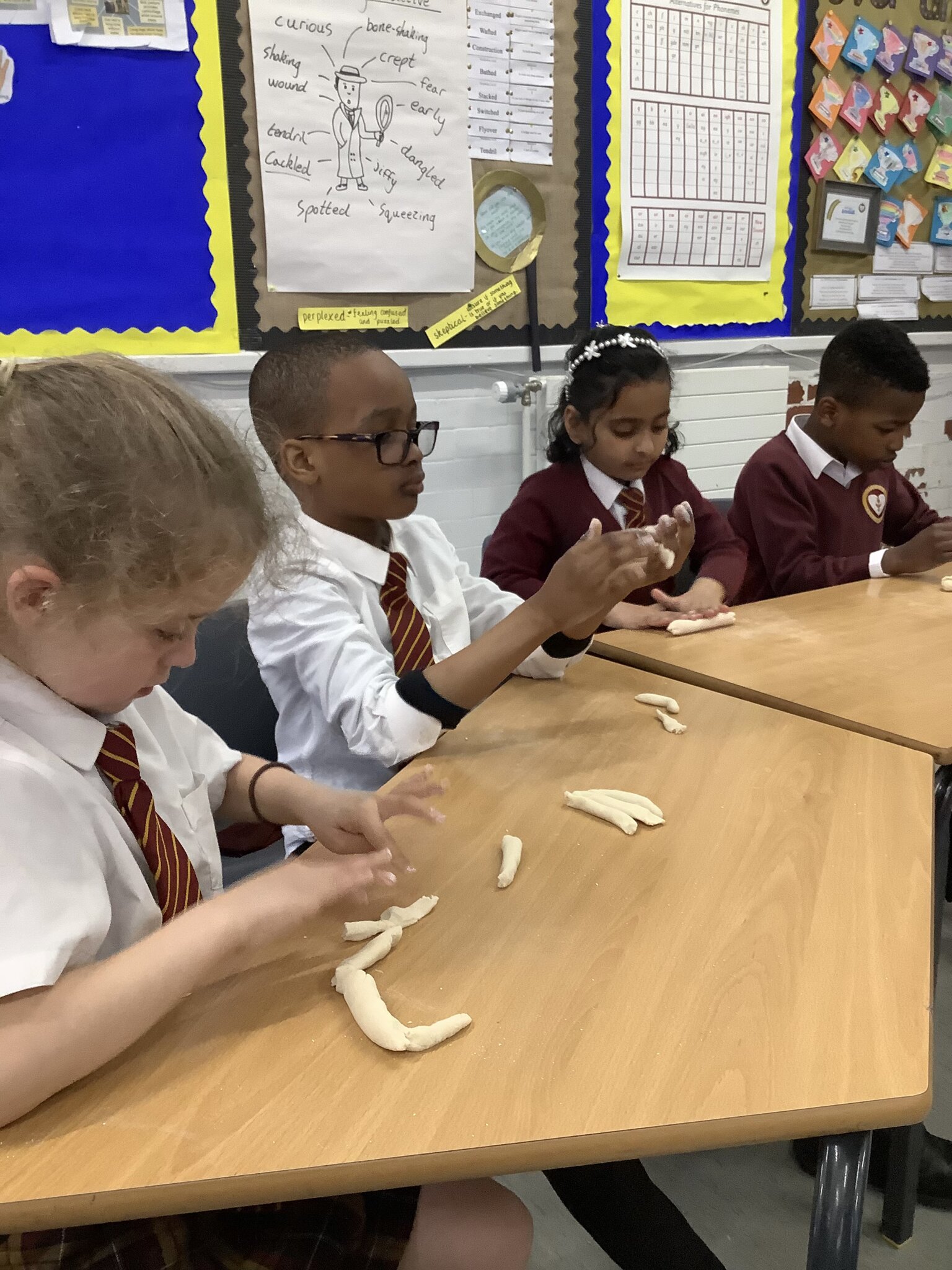 Image of Art - making salt dough models