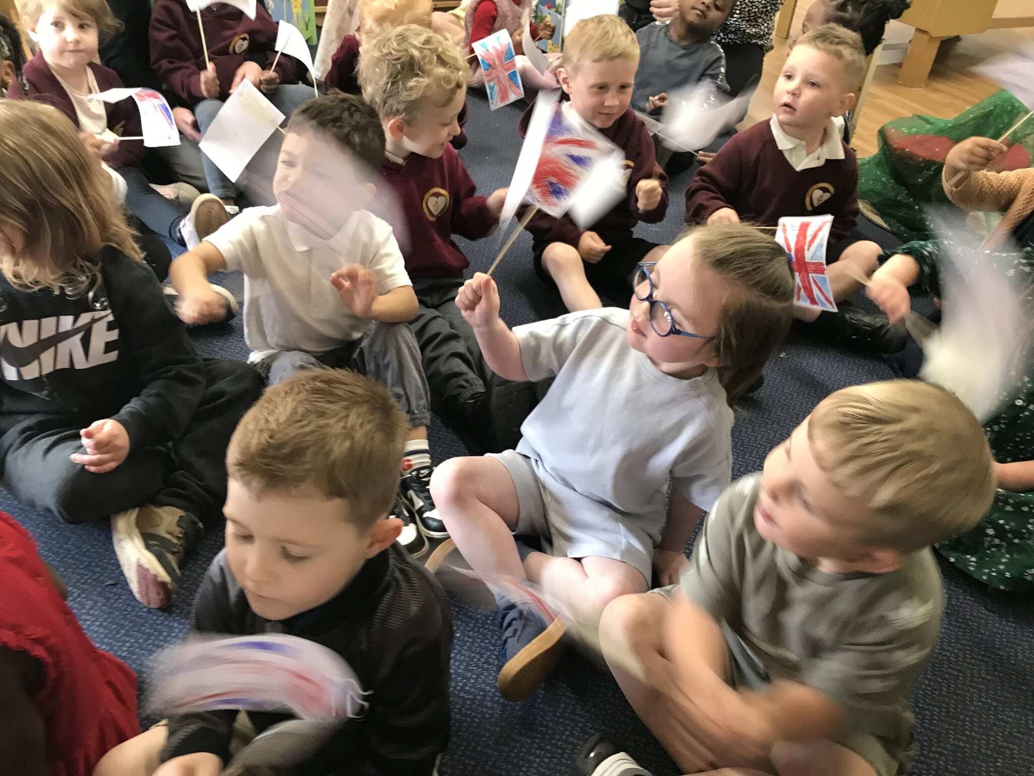 Image of VE Day in nursery