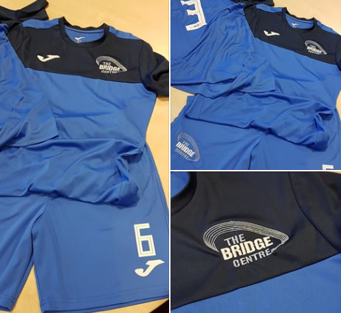 Image of Our new football kit has been named and numbered.