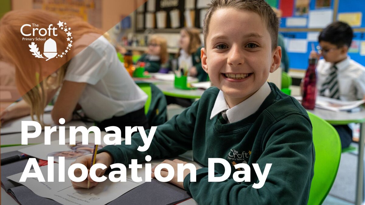 Image of National Offer Day 2023, Joining The Croft Primary School