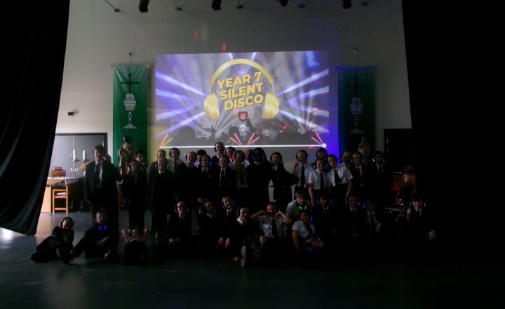 An amazing Year 7 silent disco for students at The English Martyrs Catholic School